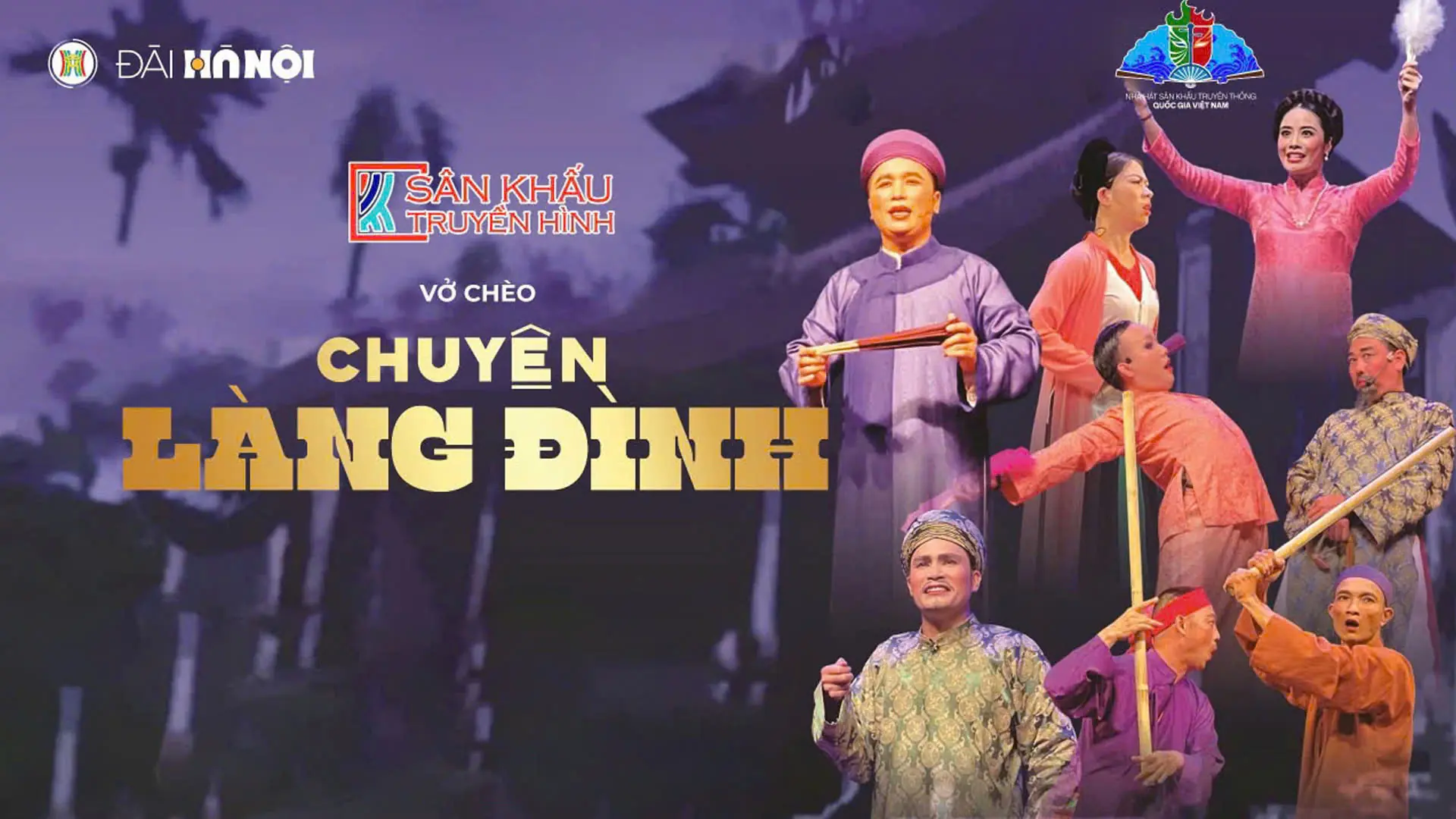 Sân khấu truyền hình: Vở chèo 'Chuyện làng Đình'